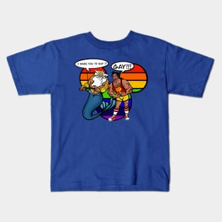 SAY IT!  GAY!!! Kids T-Shirt